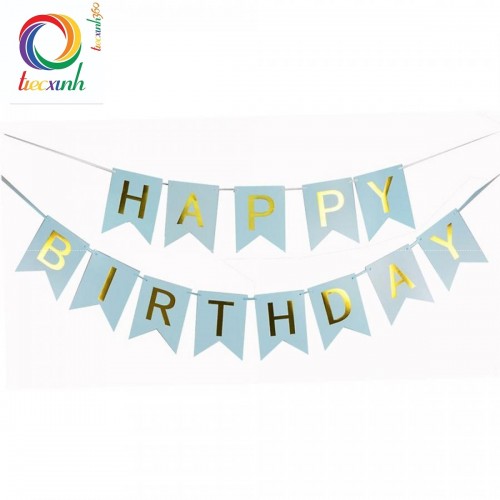 Dây treo sinh nhật Happy Birth - Trang Trí Tiệc Cầu Vồng Xinh - Công Ty TNHH Cầu Vồng Xinh
